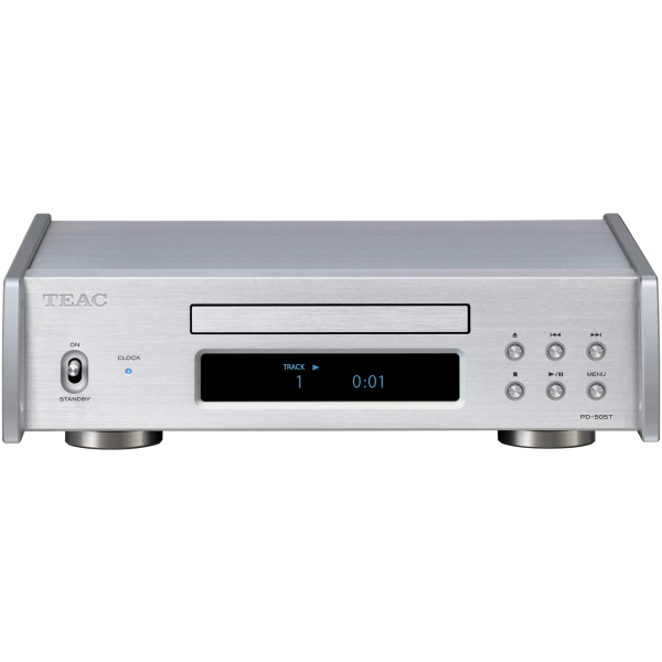 Teac PD-505T 純CD轉盤 (銀色): 專業級驅動、10MHz時鐘輸入、分立式電源